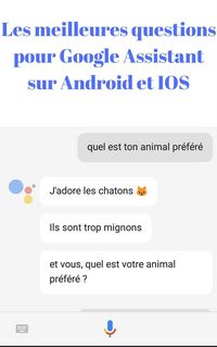 Produktbild: Les meilleures questions pour google assistant sur android et IOS