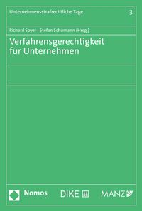 Produktbild: Verfahrensgerechtigkeit f&uuml;r Unternehmen