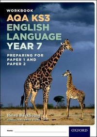 Produktbild: AQA KS3 English Language: Key Stage 3: AQA KS3 English Language: Year 7 test workbook
