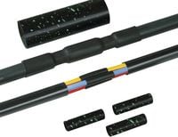 Produktbild: HellermannTyton 380-04005 LVK-5x1.5-6 PO-X BK Warmschrumpf-Verbindungsgarnitur ohne Schraubverbinder Kabel-&Oslash;-Bereich: 12 - 48 mm Inhalt: 1 St.