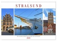 Produktbild: Stralsund, die wundersch&ouml;ne Hansestadt am Strelasund (Wandkalender 2026 DIN A3 quer), CALVENDO Monatskalender