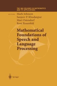 Produktbild: Mathematical Foundations of Speech and Language Processing