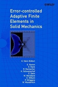 Produktbild: Error-controlled Adaptive Finite Elements in Solid Mechanics