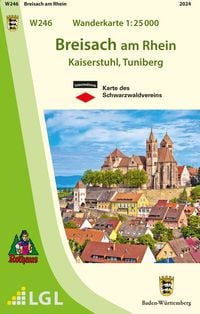 Produktbild: W246 Wanderkarte 1:25 000 Breisach am Rhein