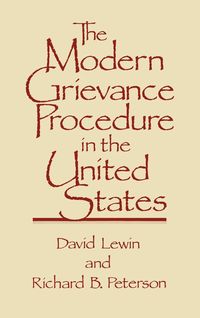 Produktbild: The Modern Grievance Procedure in the United States