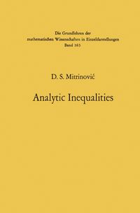 Produktbild: Analytic Inequalities