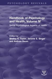 Produktbild: Handbook of Psychology and Health, Volume IV