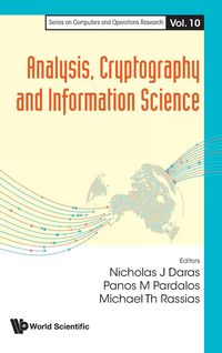 Produktbild: Analysis, Cryptography and Information Science