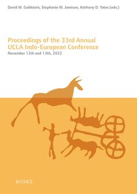 Produktbild: Proceedings of the 33rd Annual UCLA Indo-European Conference