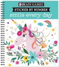 Produktbild: Brain Games - Sticker by Number: Smile Every Day