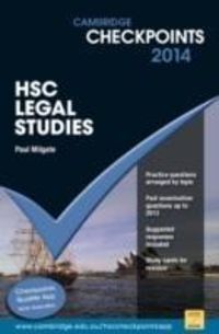 Produktbild: Milgate, P: Cambridge Checkpoints HSC Legal Studies 2014