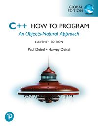 Produktbild: C++ How to Program, Global Edition