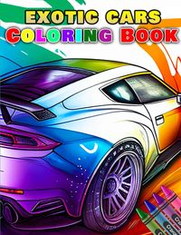 Produktbild: Exotic Car Coloring Book