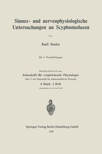 Produktbild: Sinnes- und nervenphysiologische Untersuchungen an Scyphomedusen