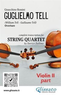 Produktbild: Violin II part of "William Tell" overture by Rossini for String Quartet