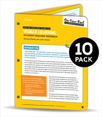 Produktbild: BUNDLE: Clarke: The On-Your-Feet Guide to Visible Learning: Student-Teacher Feedback: 10 Pack