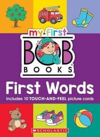 Produktbild: My First Bob Books - First Words Board Book with Touch-And-Feel Picture Cards Up to Age 3 (Reading Readiness)