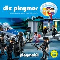 Produktbild: Die Playmos - Das Original Playmobil H&ouml;rspiel, Folge 28: Den Bankr&auml;ubern auf der Spur
