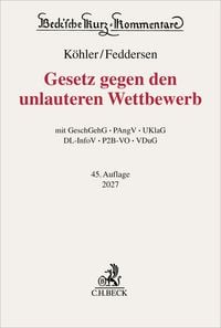 Produktbild: Gesetz gegen den unlauteren Wettbewerb. UWG