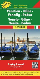 Produktbild: Freytag & berndt Stra&szlig;enkarte Venetien - Udine - Venedig - Padua 1:150.000