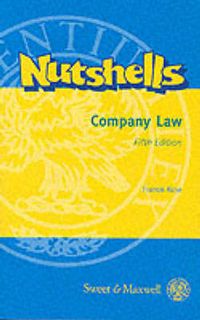 Produktbild: Nutshells company law 5th ed