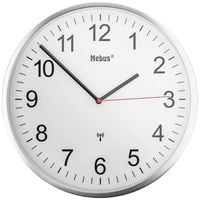 Produktbild: Mebus 19411 Funk Wanduhr 30cm Silber