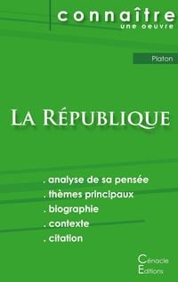 Produktbild: Fiche de lecture La R&eacute;publique de Platon (analyse litt&eacute;raire de r&eacute;f&eacute;rence et r&eacute;sum&eacute; complet)