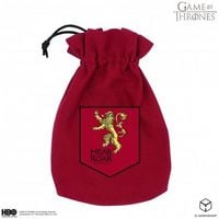 Produktbild: Pegasus QWO98208 - Game of Thrones, Lannister, rot, W&uuml;rfelbeutel, 16,5cm