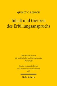 Produktbild: Inhalt und Grenzen des Erf&uuml;llungsanspruchs