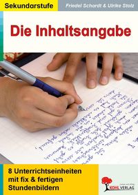 Produktbild: Die Inhaltsangabe