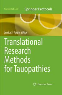 Produktbild: Translational Research Methods for Tauopathies