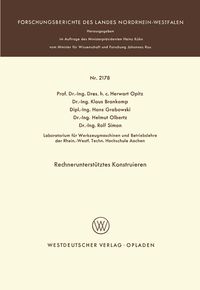 Produktbild: Rechnerunterst&uuml;tztes Konstruieren
