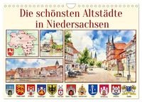 Produktbild: Die sch&ouml;nsten Altst&auml;dte in Niedersachsen (Wandkalender 2027 DIN A4 quer), CALVENDO Monatskalender