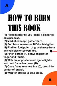 Produktbild: How To Burn This Book
