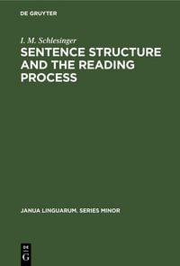 Produktbild: Sentence structure and the reading process