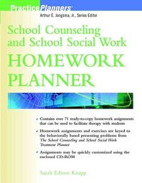 Produktbild: School Counseling and School Social Work Homework Planner with CDROM