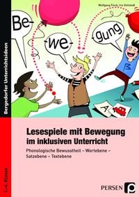 Produktbild: Lesespiele mit Bewegung im inklusiven Unterricht