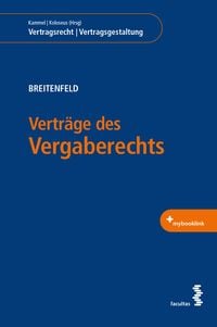 Produktbild: Vertr&auml;ge des Vergaberechts