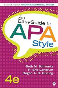 Produktbild: Schwartz, B: EasyGuide to APA Style