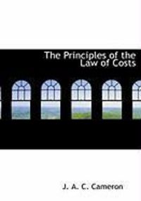 Produktbild: The Principles of the Law of Costs
