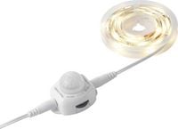 Produktbild: 2376398 LED-Streifen-Komplettset mit Bewegungsmelder mit Stecker 230V 1.2m Warmwei&szlig;