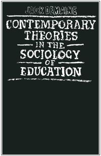 Produktbild: Contemporary Theories in the Sociology of Education