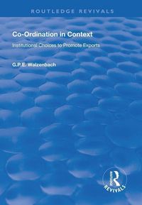 Produktbild: Walzenbach, G: Co-Ordination in Context