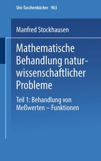 Bild vom Artikel Mathematische Behandlung naturwissenschaftlicher Probleme vom Autor M. Stockhausen
