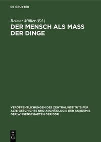 Produktbild: Der Mensch als Mass der Dinge