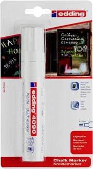 Bild vom Artikel Edding 4090 4-4090-1-1049 Kreidemarker Weiß 4 mm, 15mm vom Autor 