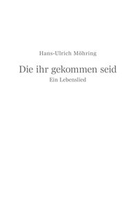 Produktbild: Die ihr gekommen seid