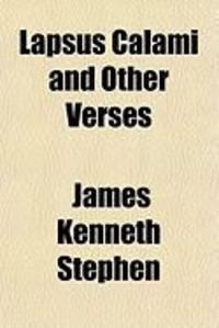 Produktbild: Lapsus Calami and Other Verses