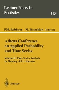 Produktbild: Athens Conference on Applied Probability and Time Series Analysis