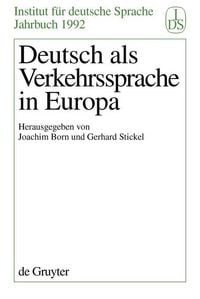 Produktbild: Deutsch als Verkehrssprache in Europa